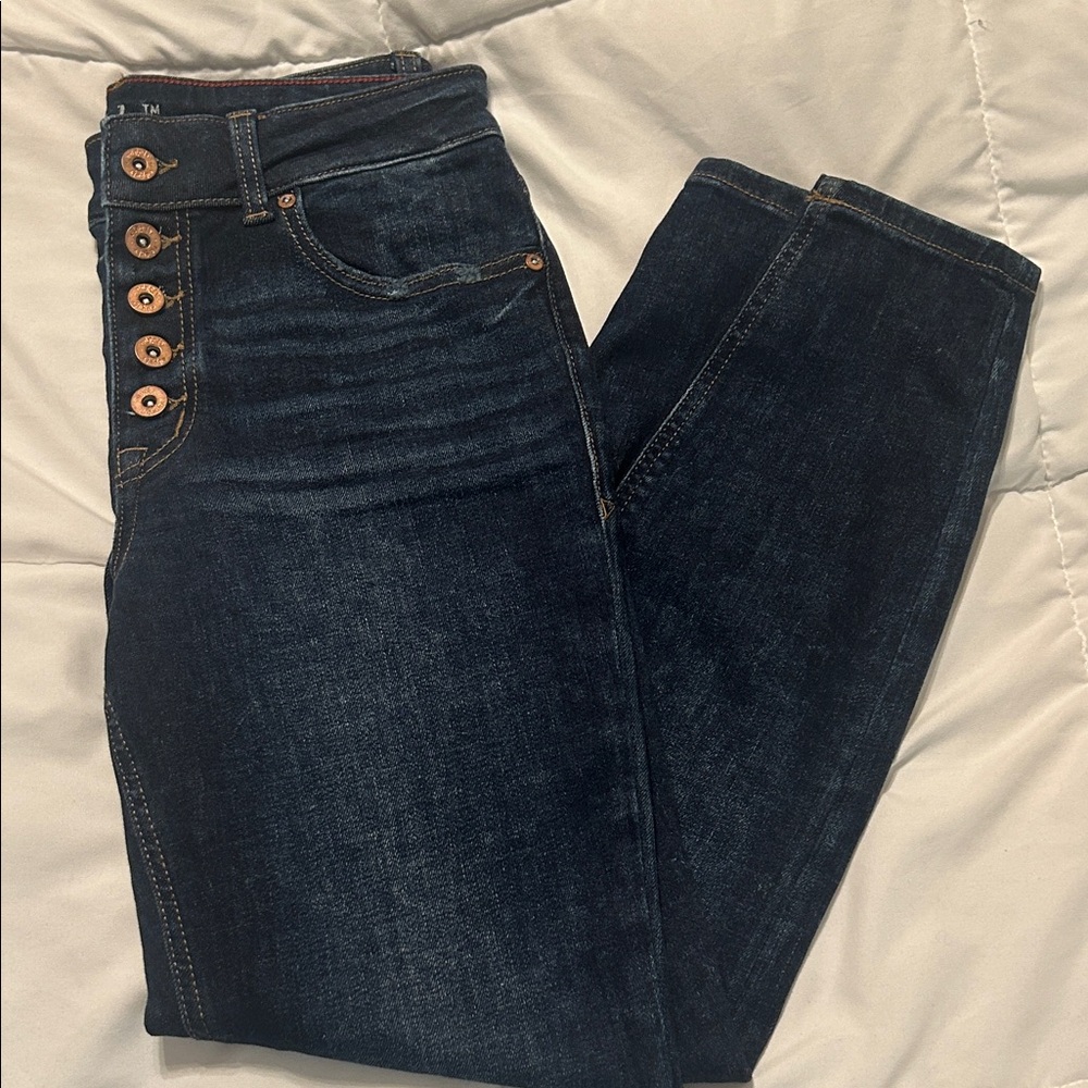 Maurice’s Edgely High Rise Dark Indigo Women's Super skinny Jeans
